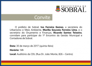 Convite Sobral