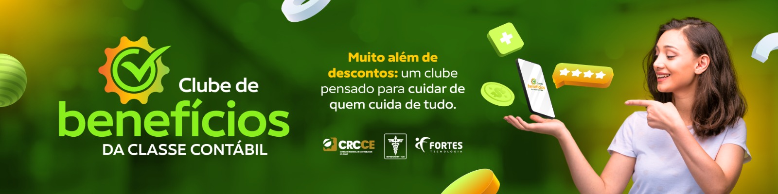 CRCCE lança Clube de Benefícios com vantagens exclusivas para a classe contábil e seus familiares