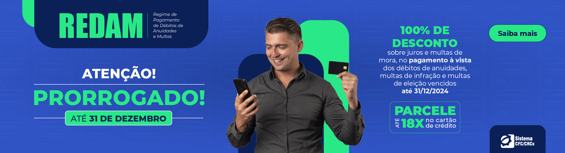 Prazo para aderir ao Redam é prorrogado para 31 de dezembro