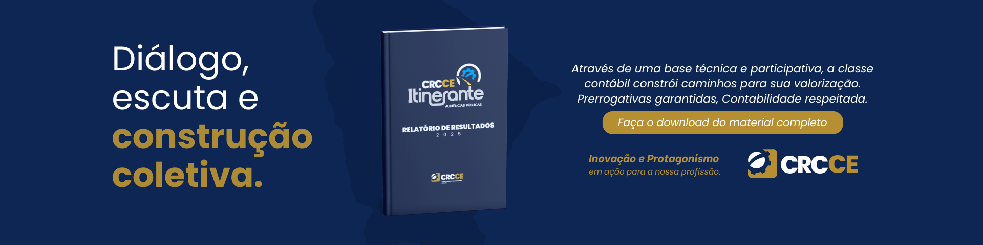 Lançamento do Relatório do Projeto CRCCE Itinerante Durante o Evento de Encerramento da Gestão
