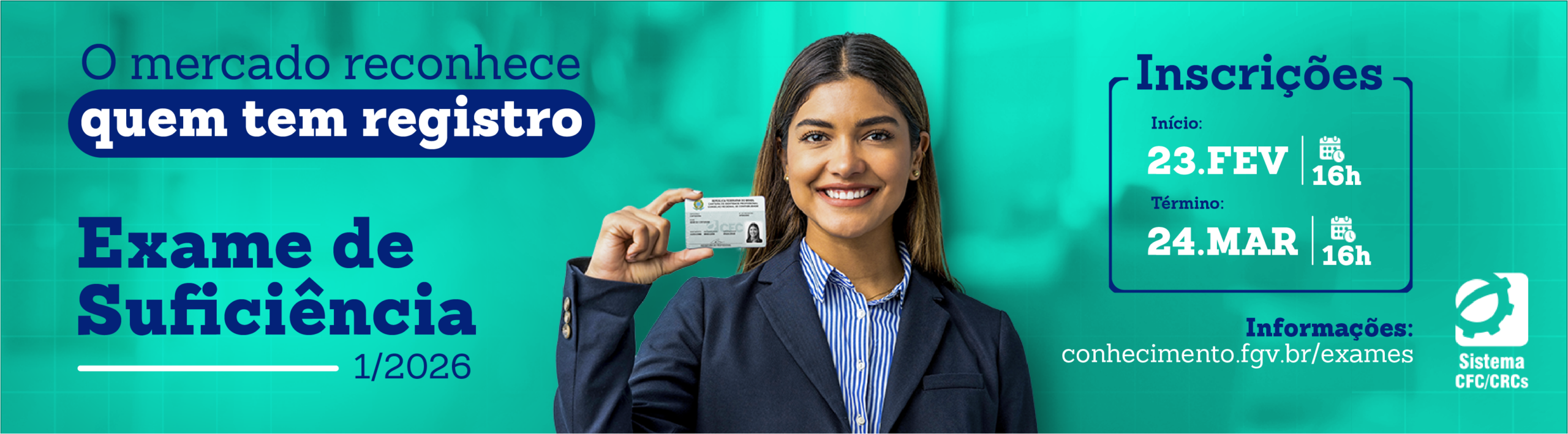 1º Exame de Suficiência de 2026: Inscrições começam no dia 23 de fevereiro