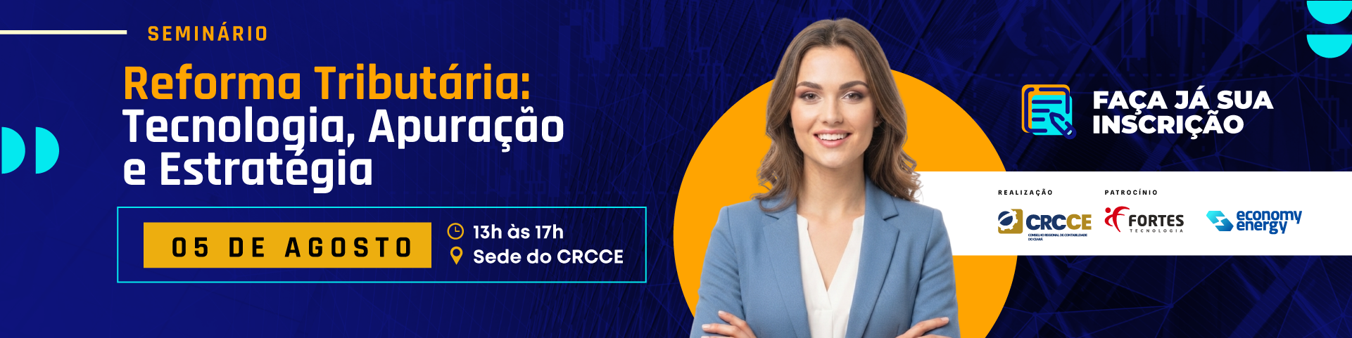 CRCCE promove seminário sobre Reforma Tributária com foco em tecnologia, apuração e estratégia